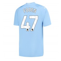 Camiseta Manchester City Phil Foden #47 Primera Equipación Replica 2023-24 mangas cortas